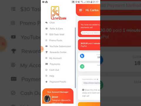 Get Paid For Clout! Make Money Online With Tap 2 Earn | share.tap2earn.co/Carlinhos96