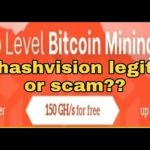 Hashvision. Io legit or scam?  | New bitcoin cloud mining site 2019