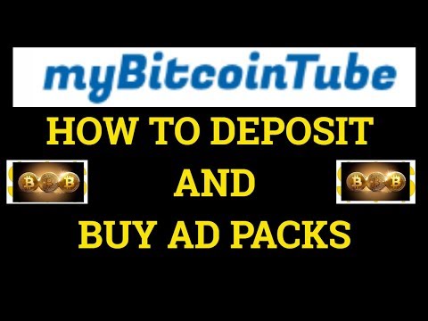 MyBitcoin Tube How to Deposit - Buy Ad Packs  #Bitcoin