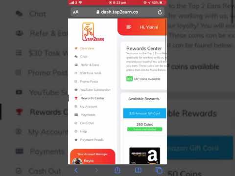 Tap 2 Earn Member @Yiannidripz Review | Best Way To Make Money Online