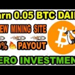 New Bitcoin Mining Website 2019 | Earn 0.05 BTC Daily Without Investment | Free 3 mining sites 2019
