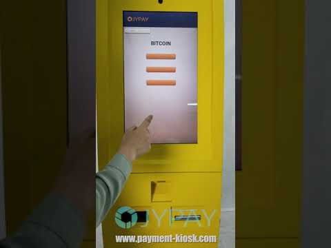 Bitcoin ATM, Crypto ATM, for self-service sale of bitcoins