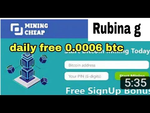 Miningcheap.io New free bitcoin cloud mining site 2019 | free bitcoin mining site without investment