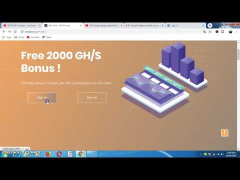 New Hight Paying Bitcoin Mining Site   Bitcoin Earning without investment in 2020