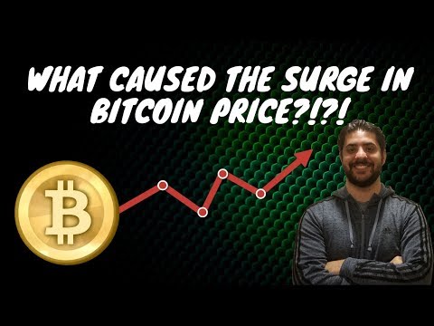 What caused the surge in bitcoin price?!?!