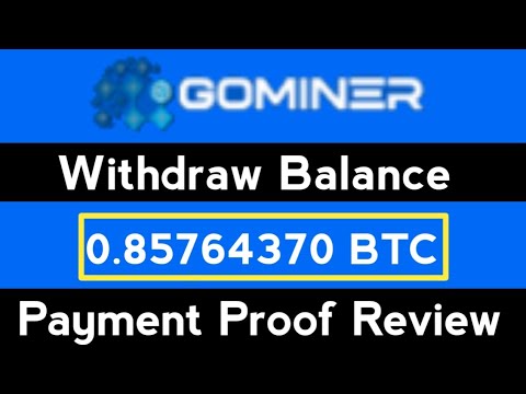 gominer.cc scam/legit Review, and payment proof and new bitcoin mining site