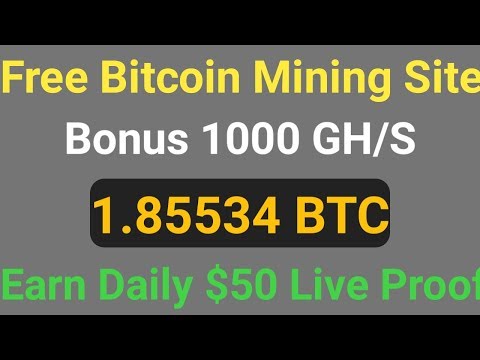 New Free Bitcoin Mining Site 2019 / Singup Bonus 1000 GH/S / Free BTC Mining Websites