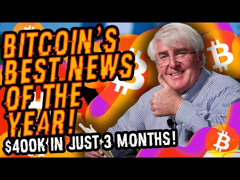 This IS BTC’S BEST NEWS THIS YEAR! Why BITCOIN CAN VERY EASY REACH PRICES OF $400K IN JUST 3 MONTHS!