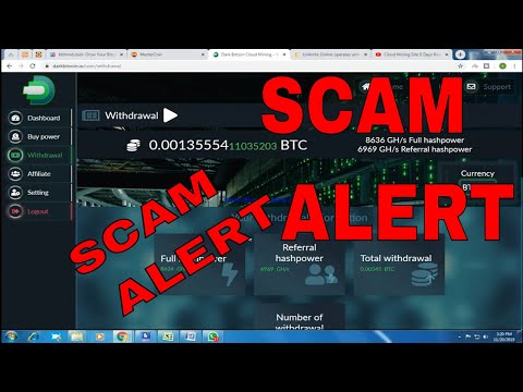 Dark Bitcoin Cloud Mining Site SCAM DAY ALERT -DO NOT INVEST MORE-MOBILE BITCOIN