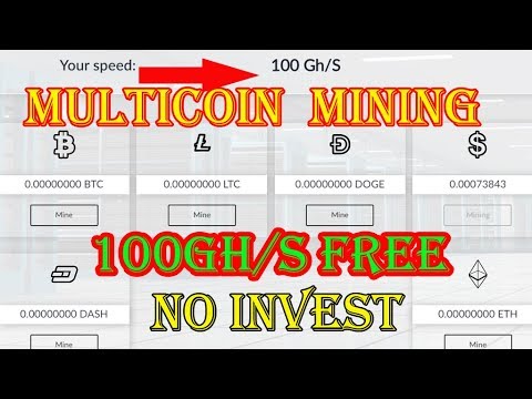 Bitcoin Mining | Bonus 100Gh/s Free | MultiCoin Mining | Without Invest Earn | 2019 |  Maronevsite