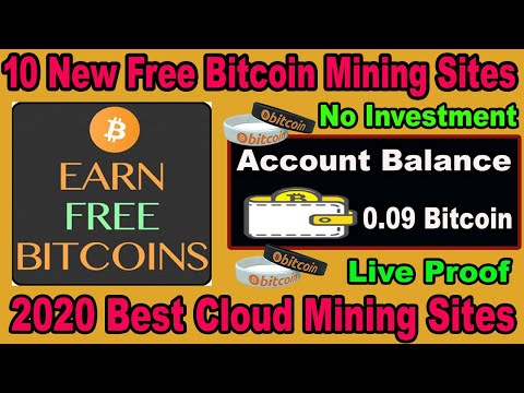 New Bitcoin Mining Website 2020 | Earn 0.09 BTC Daily Without Investment | Free 10 mining sites 2020
