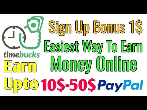 Best Part Time job | Work from Home | TimeBucks.Com | BitCoin | PayPal