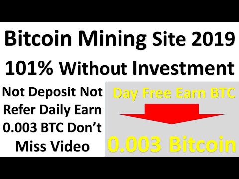 Bitcoin Mining Minebtc Site 2019|Daily Free Earn 0.00030000 Satoshi|Crypto World Tips