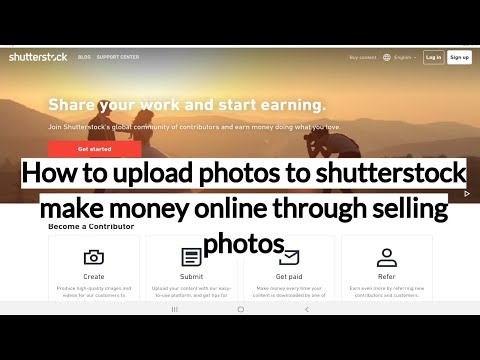 How to upload photos to shutterstock make money online through selling photos | Amaravati Tech