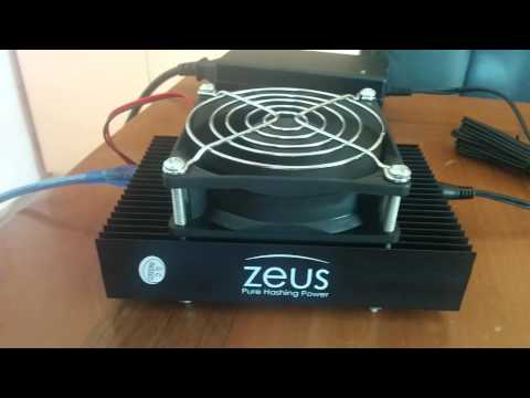 Zeus Miner Blizzard 1.4Mh/s Test