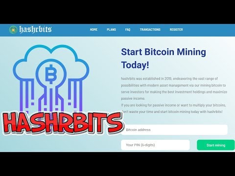 HASHR BITS - Free Bitcoin Mining - Free 0.001 BTC Bonus Live Received - Free 40000 Satoshi Every Day