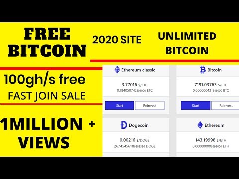WOW Free Bitcoin Mining Site Free 100gh/s no investment