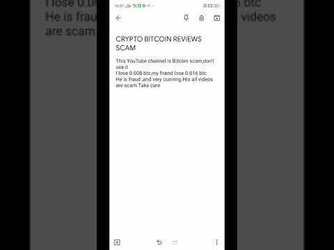 Crypto Bitcoin reviews scam