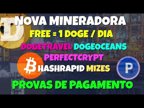 Nova Mineradora Dogecoin | DogeMind | HashRapid Bitcoin Mining  Paga No FREE | Provas de Pagamento