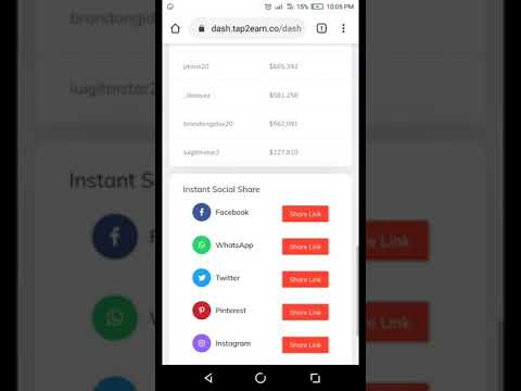 Tap 2 Earn Member @HassanHany66 Review | Best Way To Make Money Online