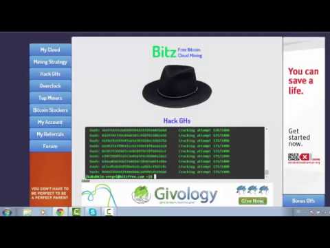 Заработок Bitcoin  Bitzfree com -  кран и облачный майнинг