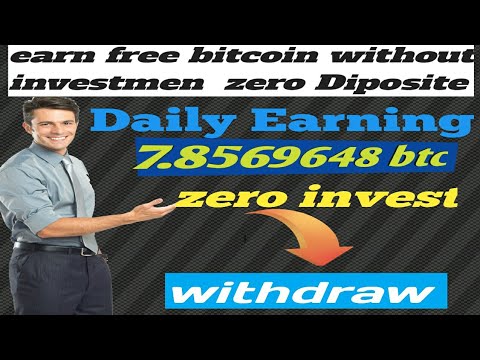 How to Get free Bitcoin mining website earn daily zero invest | without deposit | Best website |