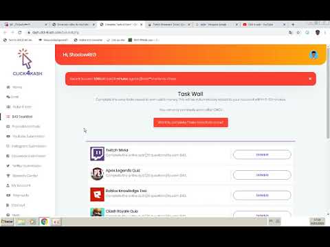 Click4Kash Member @ShadowREG Review | Best Way To Make Money Online