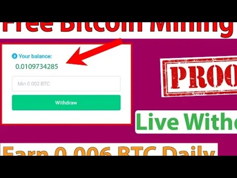 2020!!! 0.01 BTC - Free 2 legit Bitcoin Mining Site -  Live Withdraw -  Payment Proof