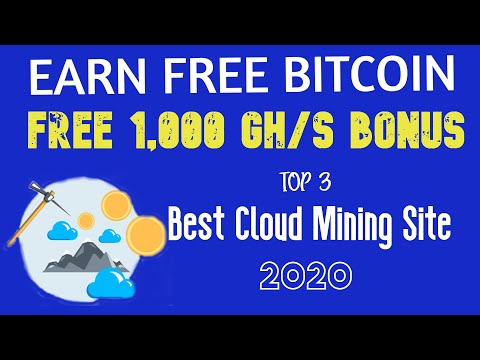 New Top 3 Bitcoin cloud mining sites [2020] Free 1,000 GH/S Bonus