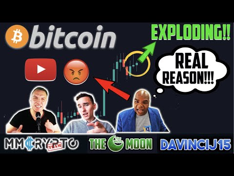WTF!!! REAL Reason for BITCOIN EXPLOSION & MASSIVE BTC TARGET!!! DAVINCIJ15 GOT A YOUTUBE STRIKE!!!