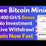 Top 3 Best & Paying Free Bitcoin Cloud Mining Sites 2020 | Live Payment Proof Without investment