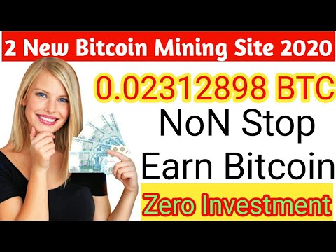 New Bitcoin mining site 2020 l 2 New Bitcoin mining SITE l Join bonus 0.0001 BTC Free