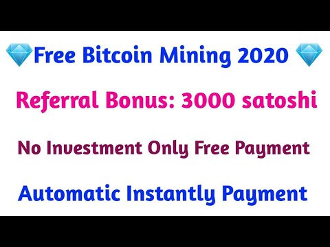 Free Bitcoin Mining New Legit Earning Bot. Referral Bonus: 3000 satoshi. Live payment proof