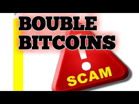 Don't invest with double bitcoins  sites.  Scam Alert . They are scams