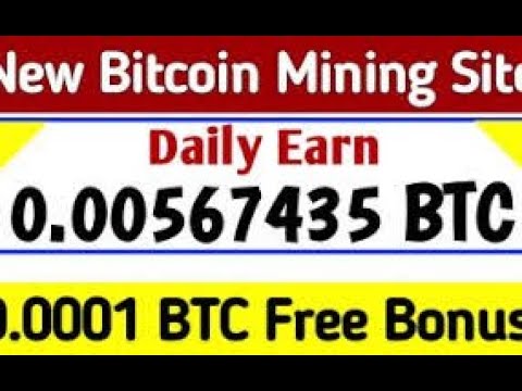 Bonus  0.0001 BTC free for mining  New bitcoin mining site for 2020