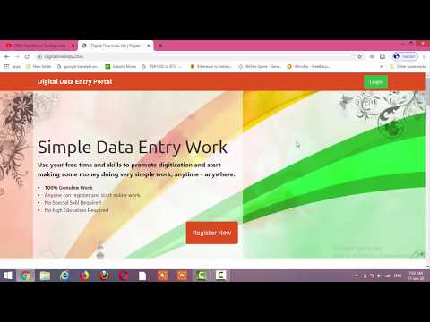 DIGITALONEINDIA. COM | CAPTCHA TYPING JOB 2020 | DATA ENTRY JOB | EARN RS. 30,000/- PER MONTH