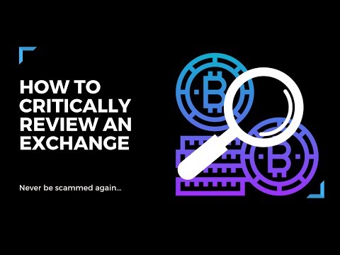 Crypto & Bitcoin Exchanges | How To Differentiate The Real From The Scams....