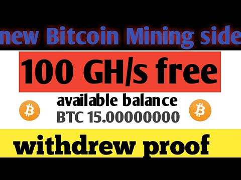 new Bitcoin mining sites|100gh/s free
