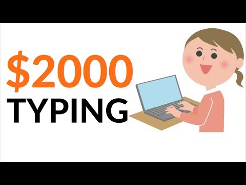 Earn $1000-$2000 Per Day Just By TYPING! (Make Money Online)