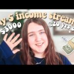 MY 5 STREAMS OF INCOME: How I Make Money Online in 2020!