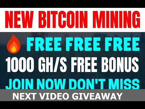 NEW BITCOIN MINING WITH 1000 GHS FREE 2020