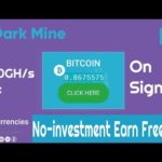 Darkmine| New Launched Free Bitcoin Mining Site 2020 1000GH/s Bonus Free On Sign up +Zero Investment