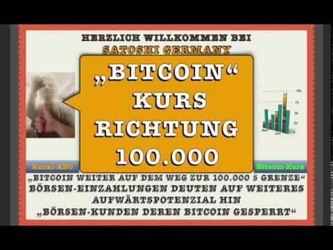 BITCOIN weiter auf "KURS-RICHTUNG" 100.000 US Dollar !   "Kryptowärungen-News"