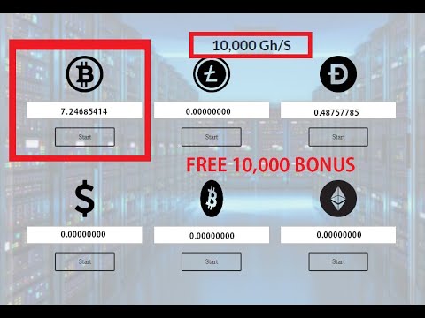 2020 NEW FREE BITCOIN MINING SITE 10,000 GH/s BONUS FREE