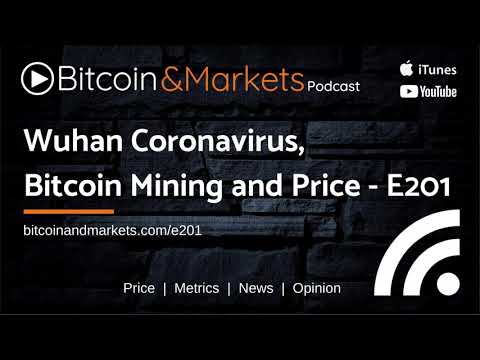 Wuhan Coronavirus and Bitcoin Mining and Price - E201