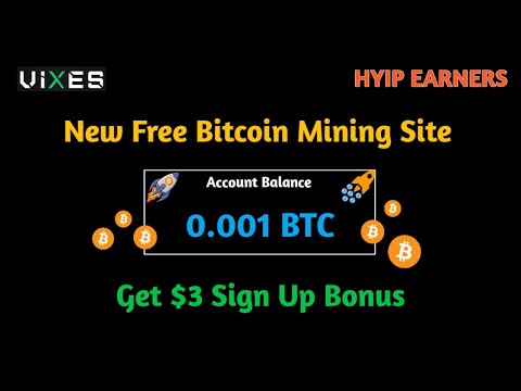 Vixes.biz - New Free Bitcoin Mining Site | Get $3 Sign Up Bonus - Zero Investment in Hindi