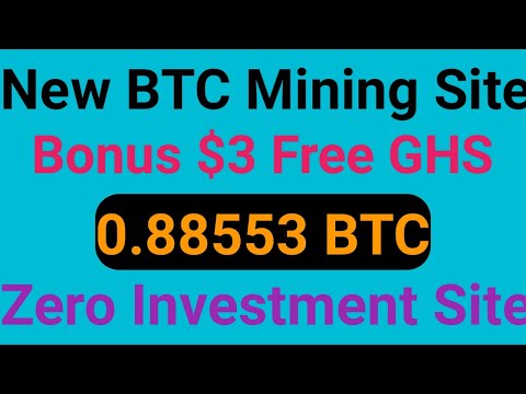 New Free Bitcoin Mining Sites 2020 | 0.007 BTC Earn Without Investment | Top Cloud Mining Site