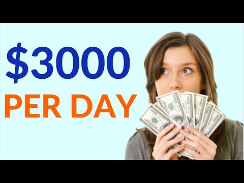 Earn $3000 Per Day Online! (Best Way to Make Money Online)