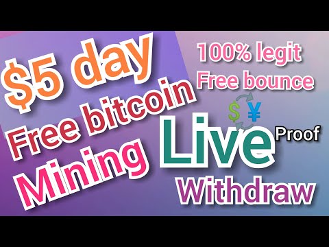 No investment without deposit free bitcoin mining 2020 Live withdraw proof legit site
