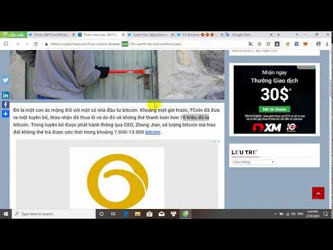 [Tin Tức] Sàn Giao Dịch Fcoin.com Scam 13.000 Bitcoin BTC